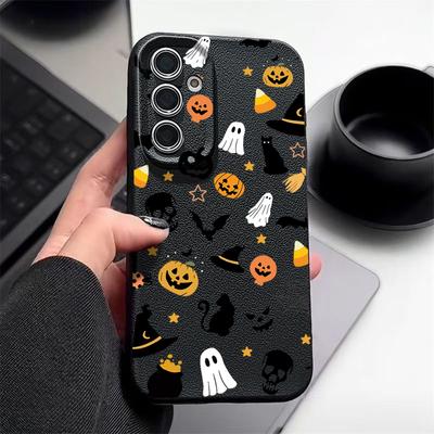 Pumpkin Ghost Pumpkin Soft TPU Phone Case For Samsung Galaxy S25 S24 S22 Ultra S23 S24 FE A17 A56 A16 A36 A26 A55 A15 A25 A54 5G Shockproof Silicone
