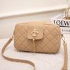 Embroidered Rhombus Pendant Camera Bag New Fashion Shoulder Crossbody Niche Women's Bag