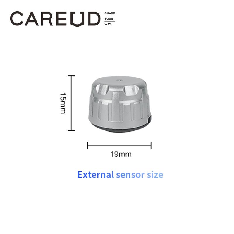 

2 Models TPMS Sensor for Choose! Only Used For CAREUD Serial Car Tire Pressure Monitor for Sensor Broken-Down or Lost Sliver
