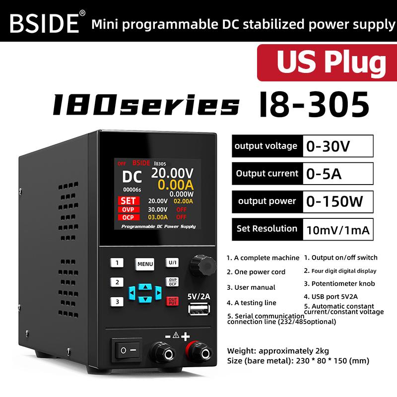High Precision DC Regulated Power Supply Programmable Power Source Stabilized Switchable Digital Bench Power Supply Stabilizer