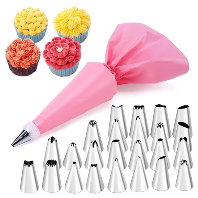 New 14/26/29 Pcs Set Cream Nozzles Pastry Tools Accessories For Cake Decorating Pastry Bag Kitchen Bakery Confectionery Equipmen
