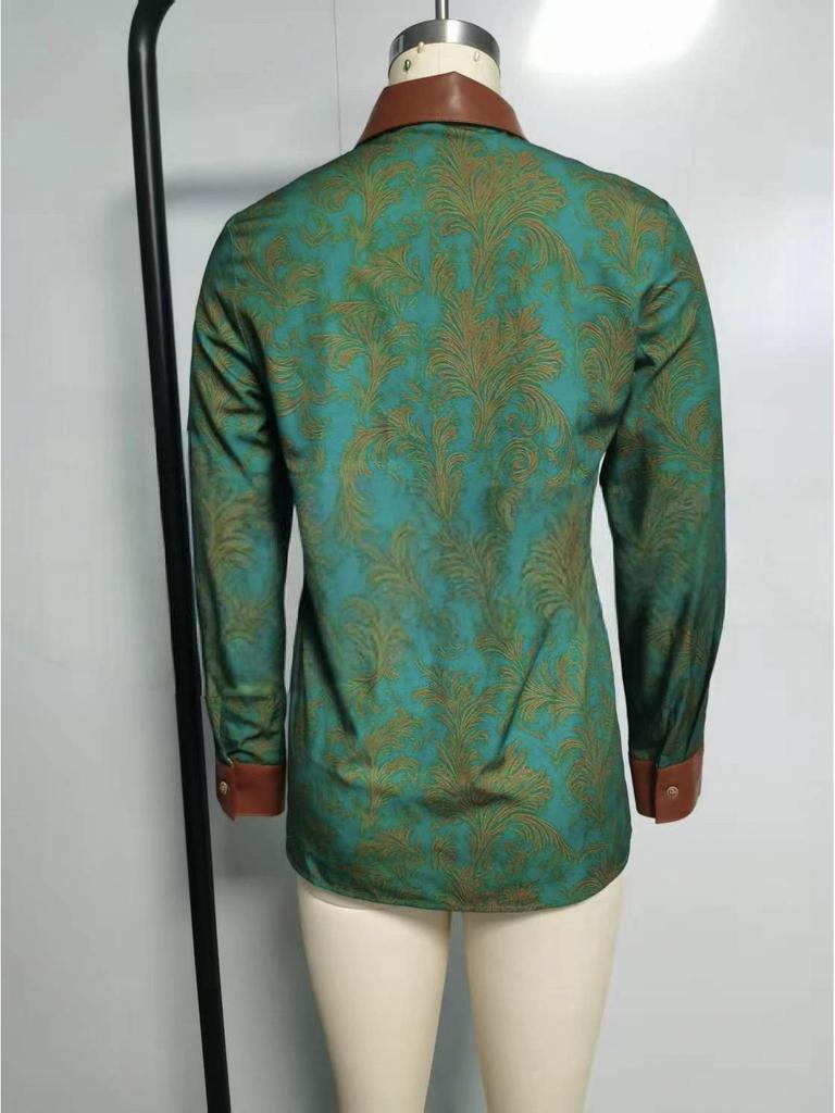 2025 Trendy Patchwork Women's Shirt