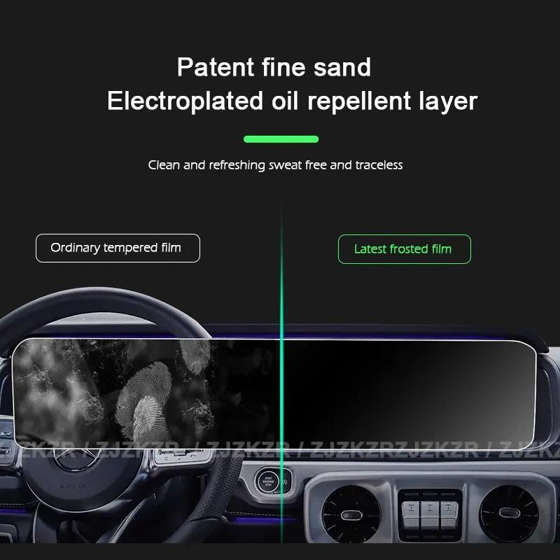 For Mercedes-Benz G-Class G500 W463 W465 AMG G63 Car Navigation Display Tempered Glass Screen Protector Interior Accessories