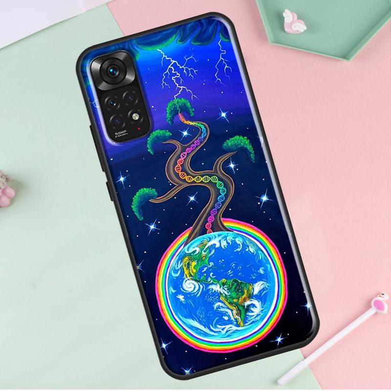 Indie Hippie Art For Redmi Note 12 Pro Plus Cover For Redmi Note 10 8 9 11 Pro 12S 11S 10S 9S 9C 10C 12C Case