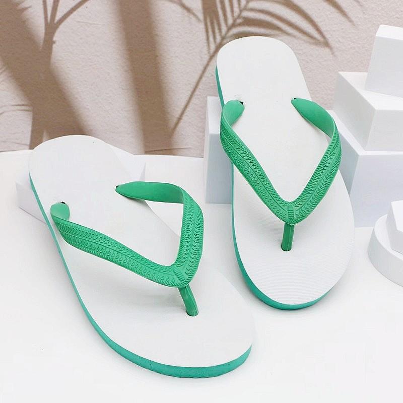 Flip-flops summer rubber drag men's and women's beach cool slippers