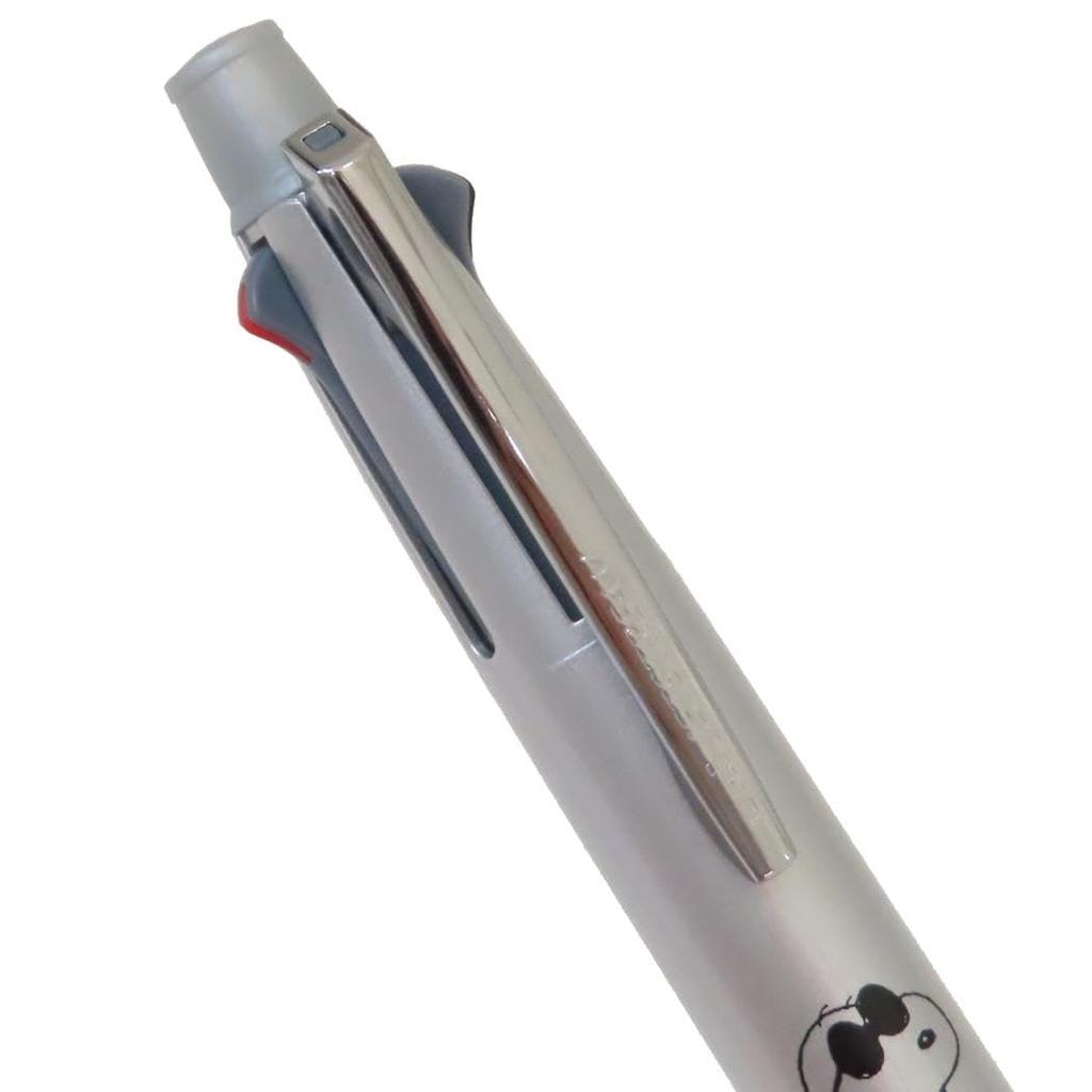 Snoopy Pencil Ballpoint Pen In and Jetstream 4 1 JOE COOL Peanuts [Mechanical & 4-Color Black, Red, Blue, Green] & /