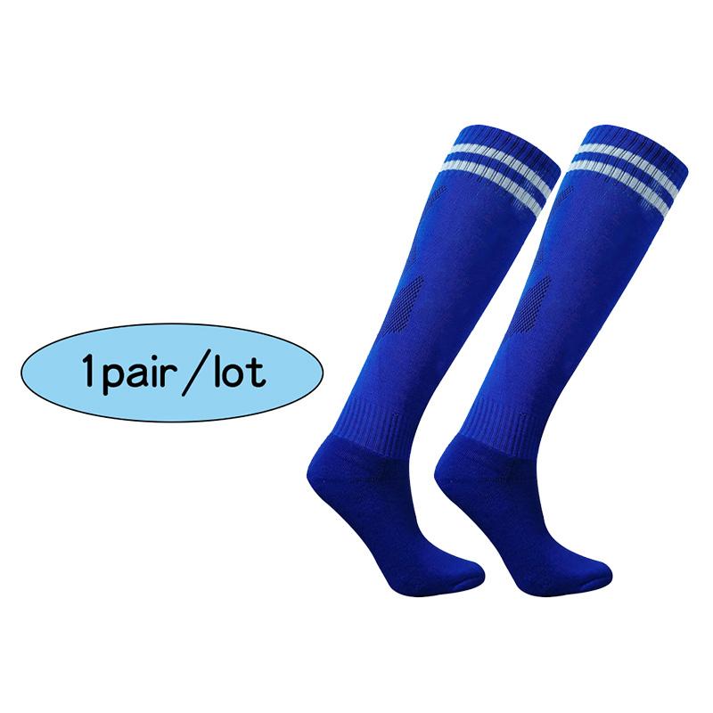 1-5 Pairs Adult Child Football Socks Soccer Baseball Stockings Man Women Training Wear-resistant Running Sports Futsal Long Sock