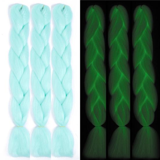 Glowing Braid Shining In The Darkness Prop High Anti-slip Smooth Realistic Decorative Role Play Temperature Silk Fluorescent