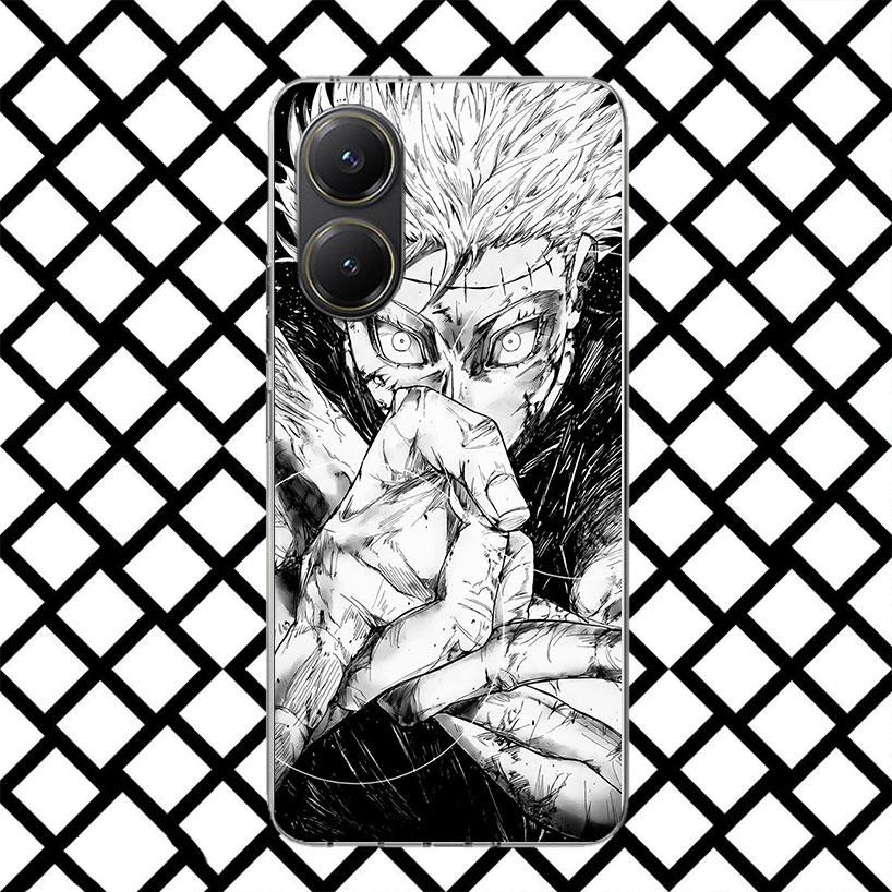 Kaisen J-Jujutsu Gojo Satoru Phone Case for Xiaomi Poco F7 Ultra X7 X6 X5 Pro X4 Gt M8 M7 Redmi 15 15C 13 13C 12 12C Soft Cover
