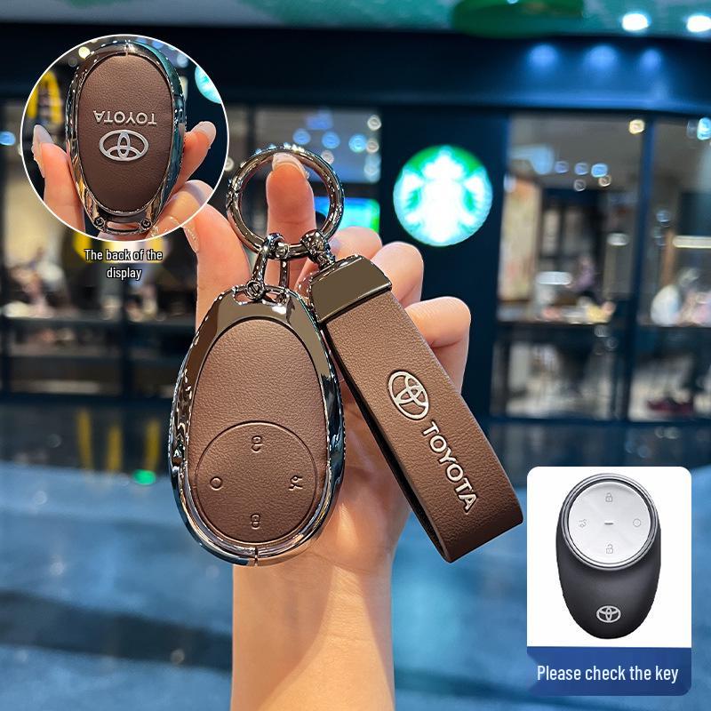 Toyota BZ3X Platinum Key Case with Remote Control Shell for 2025 Models