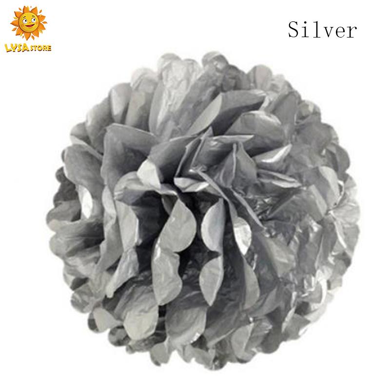 10inch 25cm European And American Party  Decorative Paper Flower Ball Handmade Garland For Wedding Dress Up Birthday Gathering