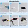 1/2/3PCS LED Solar Light Outdoor 132 LED Spotlights IP65 Waterproof Motion Sensor Human Solar Flood Security Wall Lights 3 Modes