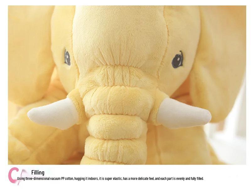 Elephant Plush Toy - Soothing Sleep Companion Doll for Babies