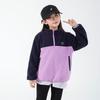 TuTu Elephant Girls' Fleece Lined Stand Collar Sweatshirt