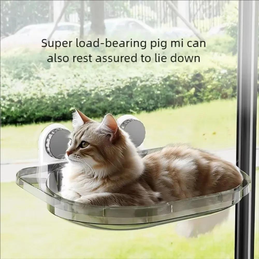Suction Cup Cat Window Hammock Hanging Ultra Strong Load-bearing Cat Climbing Frame Easy Mounted Cozy Perch Bed