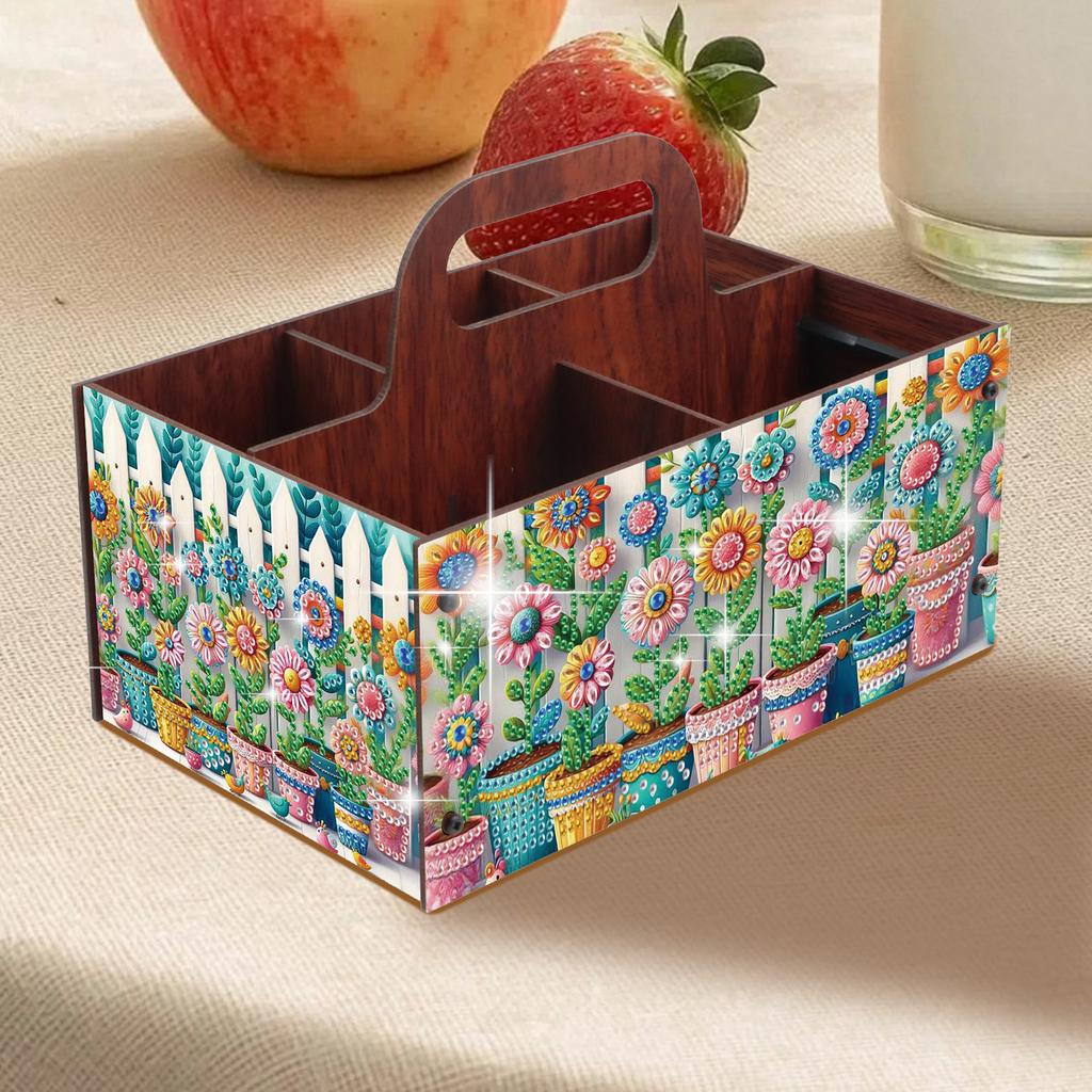 DIY Diamond Painting Storage Box Diamond Painting Kit Diamond Art Painting Storage Box Kit Desktop Art Decoration Gift
