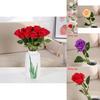 Artificial Silk Rose Bouquet For Wedding Decor Home Styling Photography Props