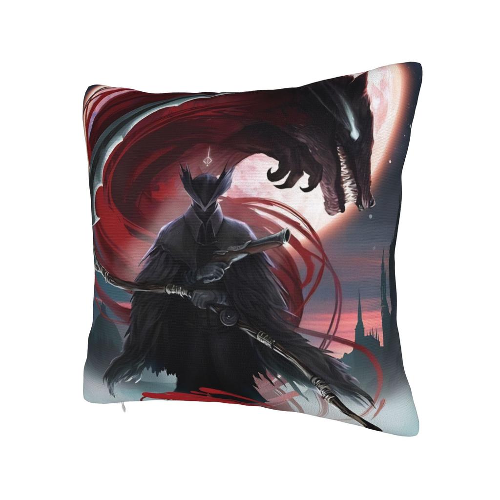 Bloodbornes Darks Souls Game Pillowcase Double-sided Printing Cushion Cover Decorations Throw Pillow Case Cover Home Zipper