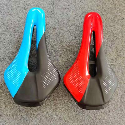 Coussin de selle de vélo de route de montagne, selle de vélo confortable creuse et respirante en silicone