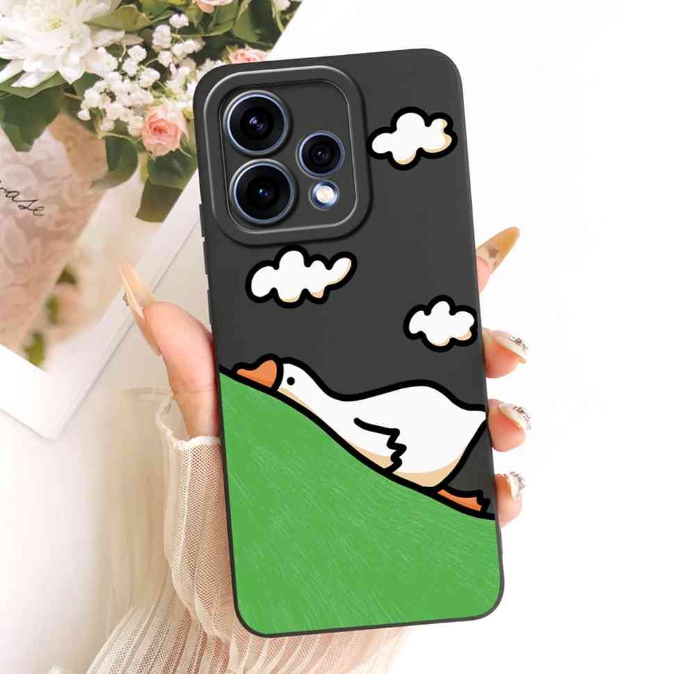 For Oppo Reno15 5G Case CPH2825 ilicone Back Cover For Oppo Reno 15C Reno15c 5G Cute Panda Cartoon Phone Cases Shockproof