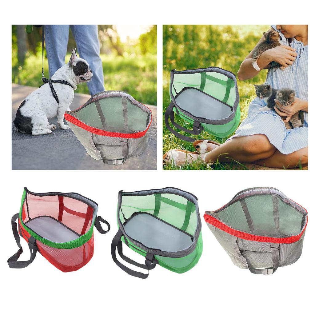 Breathable Dog Purse, Portable Soft Sided Travel Carrier Bag for Small Dogs Cats Outdoor