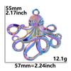 2Pcs Skullsteampunk Charm Rainbow Filigree Hearts Charms For Jewelry Making Bulk Diy Flowers Pendant Turtle Animal Accessories
