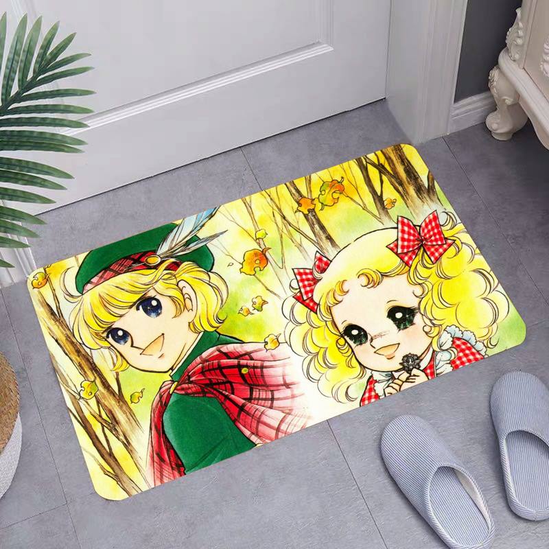 Candy Women Cartoon Potištěná rohož Protiskluzová podlaha Koberec Koberce do dětského pokoje Dekor do kuchyně Kuchyňka do předsíně Koberce do ložnice