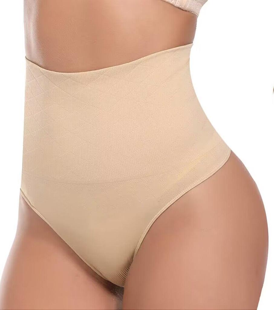 Women Elastic Slim High Waist T-string Knickers Lingerie Briefs Underwear Panties