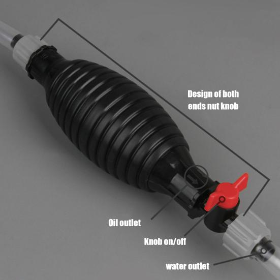 Multifunction Liquid Sucker Pump with PVC Hose Easy To Use Lightweight Portable Manual Fuel Transfer