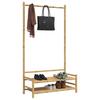 Clothes Rack with Shelves 103 X 40 X 183 Cm Bamboo