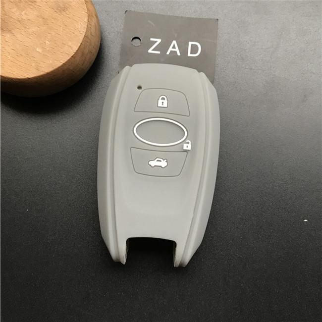 ZAD 3 Tasten Schlüssel Silikon Gummi Auto Schlüsselhülle Abdeckung Set für subaru Legacy impreza forester xv trezia BRZ wrx levorg outback