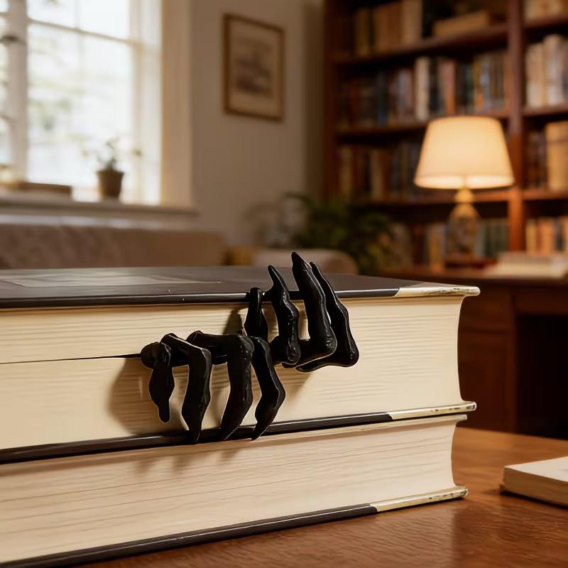 3D Printed Devil Claw Stereo Bookmark Cool Punk Page Marker for Hardcover Paperback Books Readers Unique Souvenir Gift