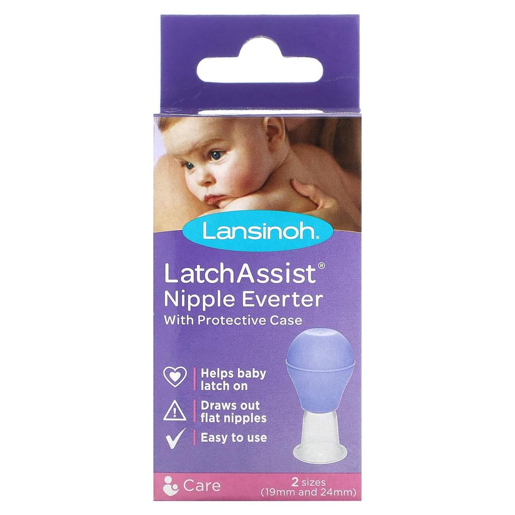 Lansinoh, latch-assisted nipple alternator, with protective case, 1 piece