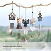 Totoro Ceramic Wind Chime Ornament - Cute Japanese Wall Decor for Girls' Bedroom