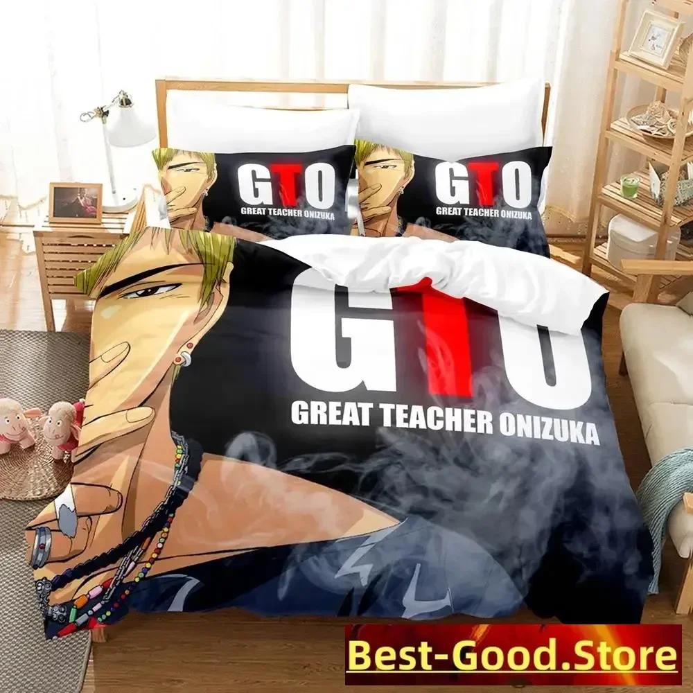 

Comforter Great Teacher Onizuka Gto Bedding Set Printed Bed Set With Soft Single Double Queen Super King Size Comforter (quilt)-EU Single(135*200cm)3pcs