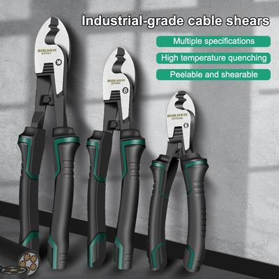 6-10Inch Multifunctional Cable Cutter Manual Wire Cutting Pliers Wire Breaking Pliers Cutting Tool Industrial Grade Cable Cutter