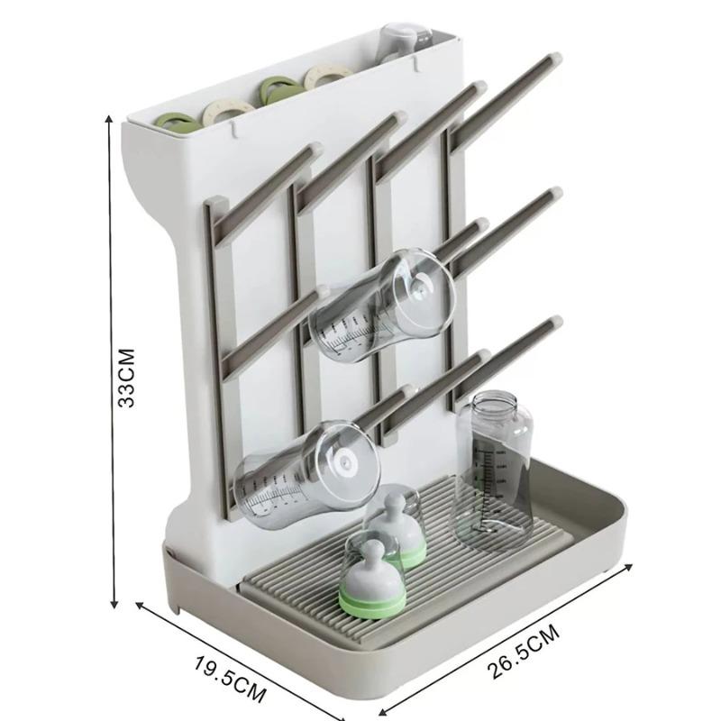 Baby Bottle Drying Rack Multi-layer Large Capacity Drying Stand for Cups Bowls and Accessories Space Saving Countertop Storage O