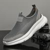 Men's Breathable Mesh Slip-on Loafers: Non-slip, Soft Sole, Casual Shoes for Dad