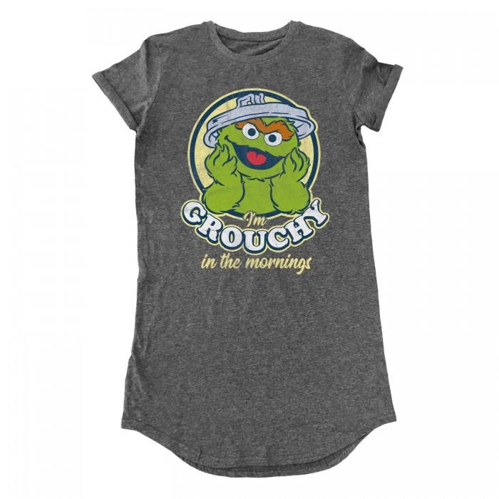 Abito t-shirt da donna/donna di Sesame Street Grouchy In The Morning L marrone