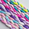 6pcs kids ponytail Hair Extensions Rainbow Color Hairpieces with  for KIds Girls-Great for Gifts, Holidays