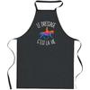 Tablier de cuisine - Dressage C'est la Vie - Noir - Coton résistant - Impression bretonne
