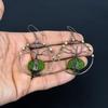 Moldavite Earrings, 999 Copper Wire Wrapped Gemstone Jewelry, Handmade  Earrings For Mother Day