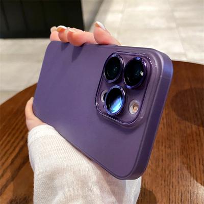 Ochrana objektivu fotoaparátu Ultra tenký kryt telefonu Pro iPhone 14 Pro Max 13 12 11 Pro Max 14 Plus Nárazuvzdorný Matný Měkký TPU Zadní kryt
