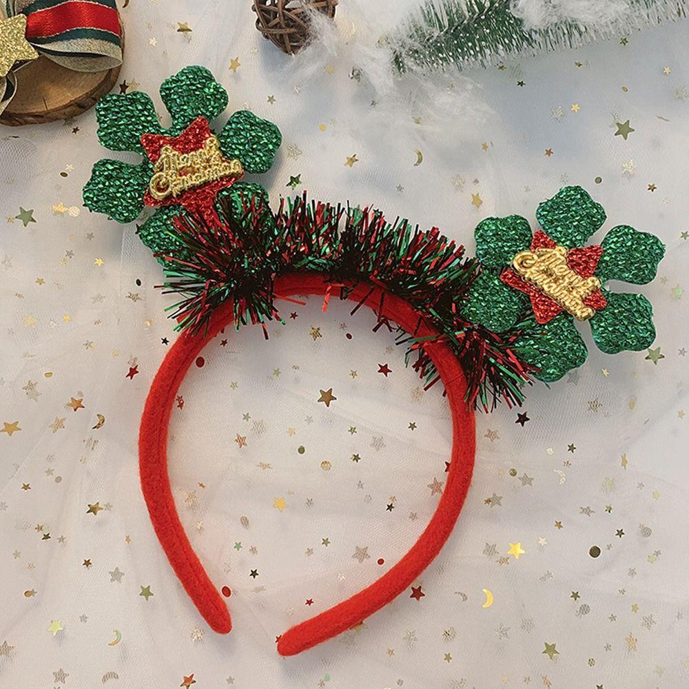 Dress Up Elk Hair Band Christmas Decoration Antlers Headband Female Hair Hoop Christmas Headband