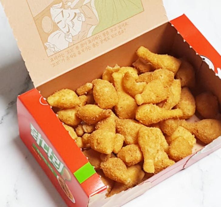 Nongshim Fried Chicken Drumstick Flavor Snack 66g X 3 Packs – Crispy & Savory Korean Snack