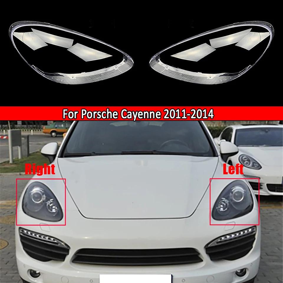 Car Front Headlamp Lens Replacement Auto Shell For Porsche Cayenne 2011 2012 2013 2014 Headlight Glass Cover Lampshade Lampcover