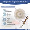 M6CB Quiet Evaporator Fan Motor EAU64824806 Refrigerator Cooling Component Fridge Condenser Fan Motor Replacement Accessories