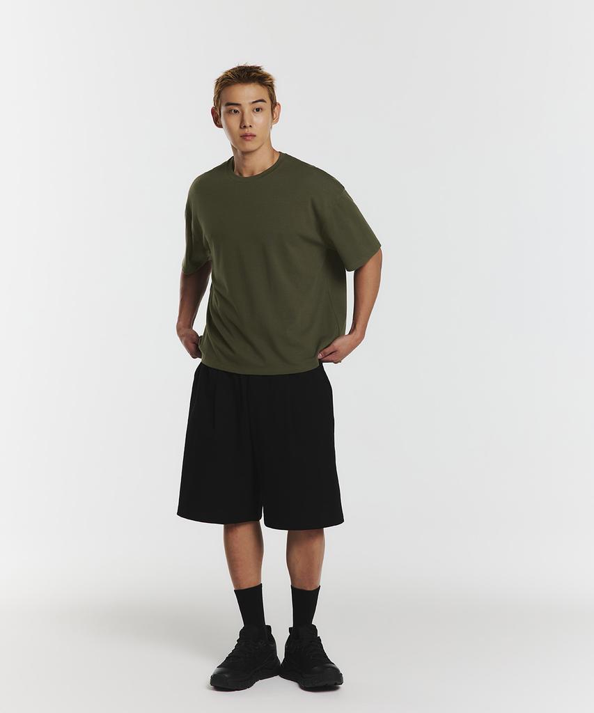 MUSINSA STANDARD SPORTS Cotton Mesh Oversized Crop Short Sleeve (4 Colors)