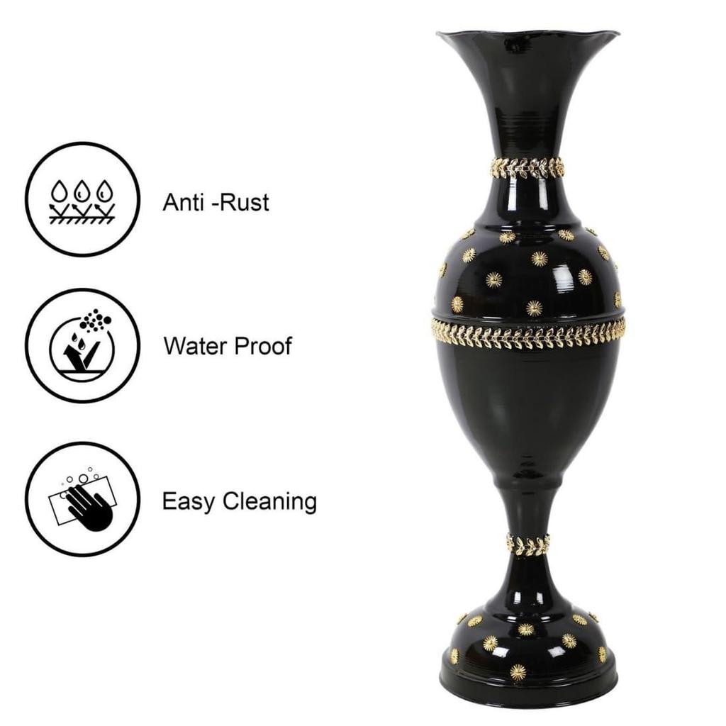 Flower Vase Big Size for Living Room Corner - 24 Inches Long - Star - Pack of 1