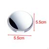 2 Pieces Blind Spot Mirror Round Clear Glass with Housing Protection Rear View Wide Angle for